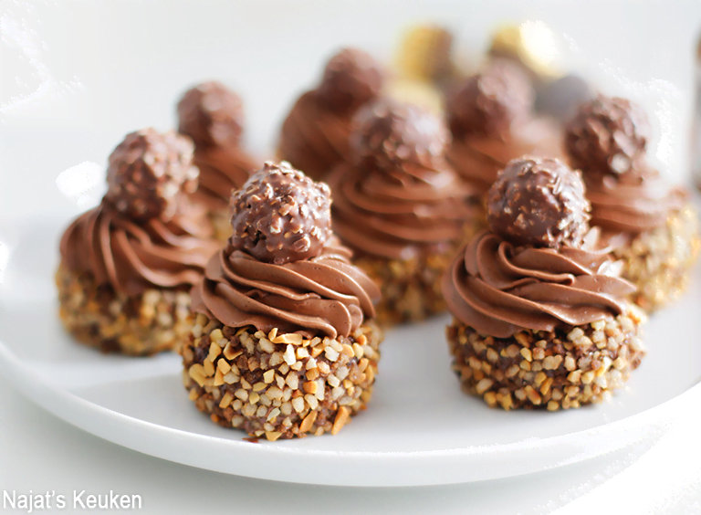 Ferrero Rocher Cupcakes