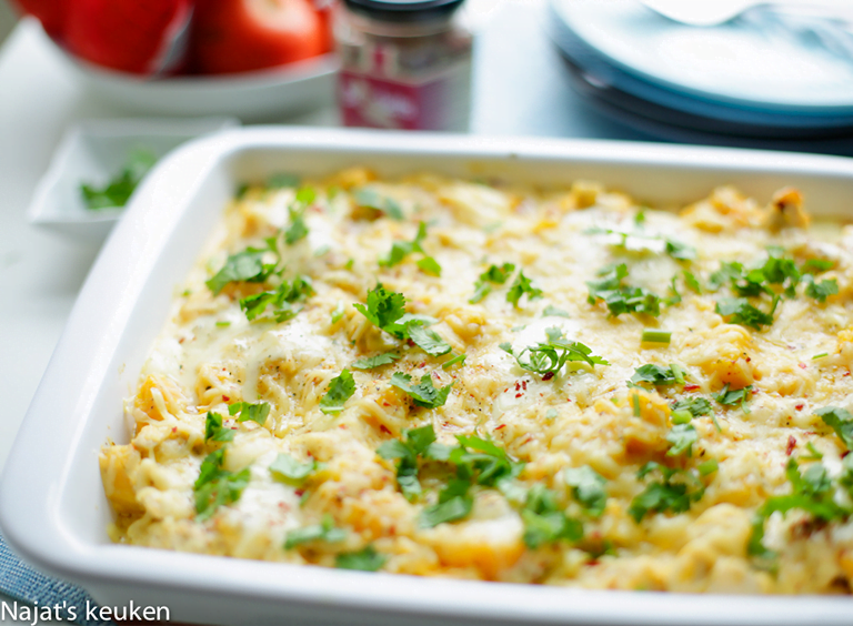 Zoete Aardappelschotel