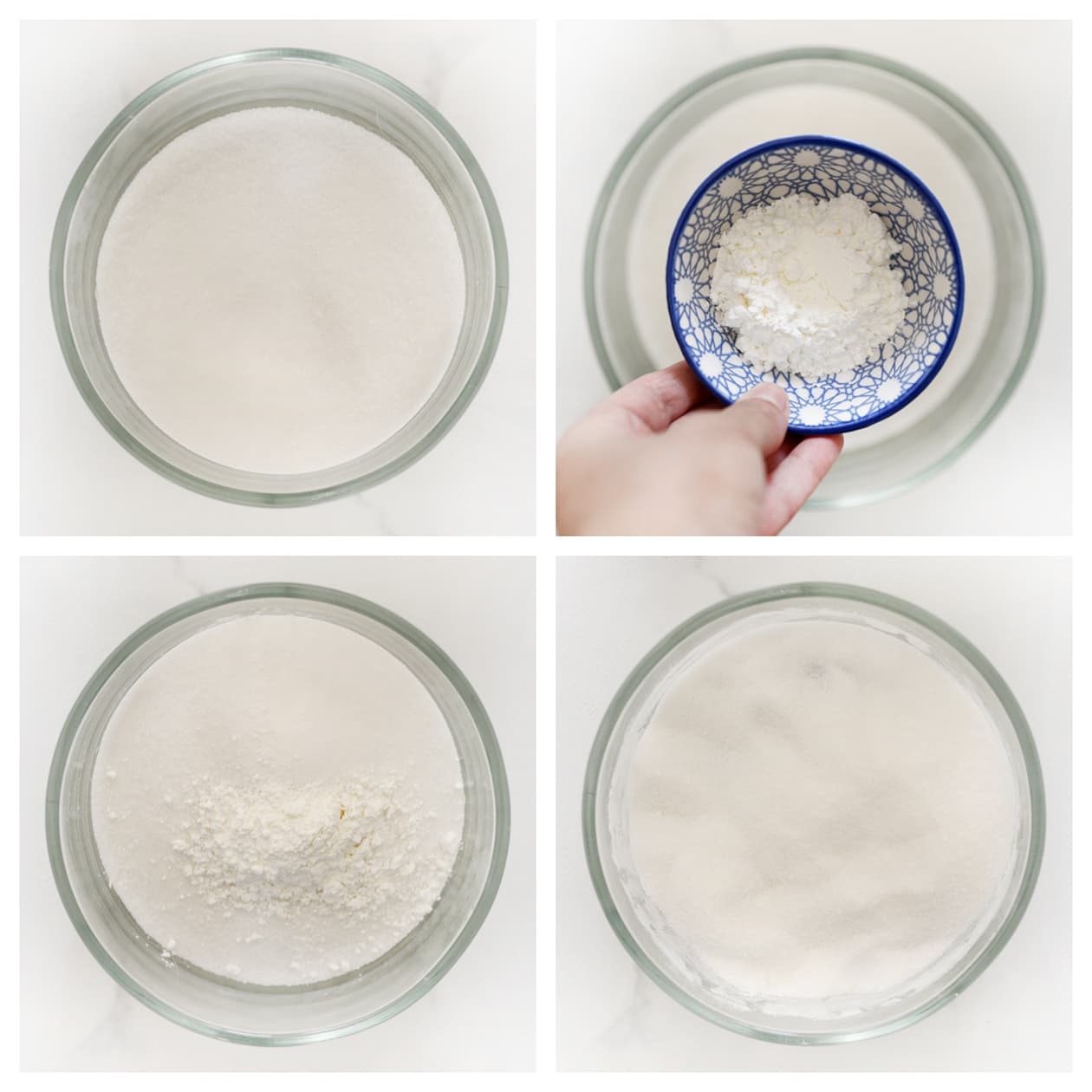 Maizena mengen door de suiker