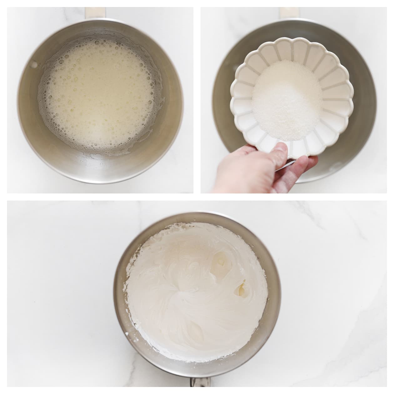 Suiker toevoegen aan de eiwitten