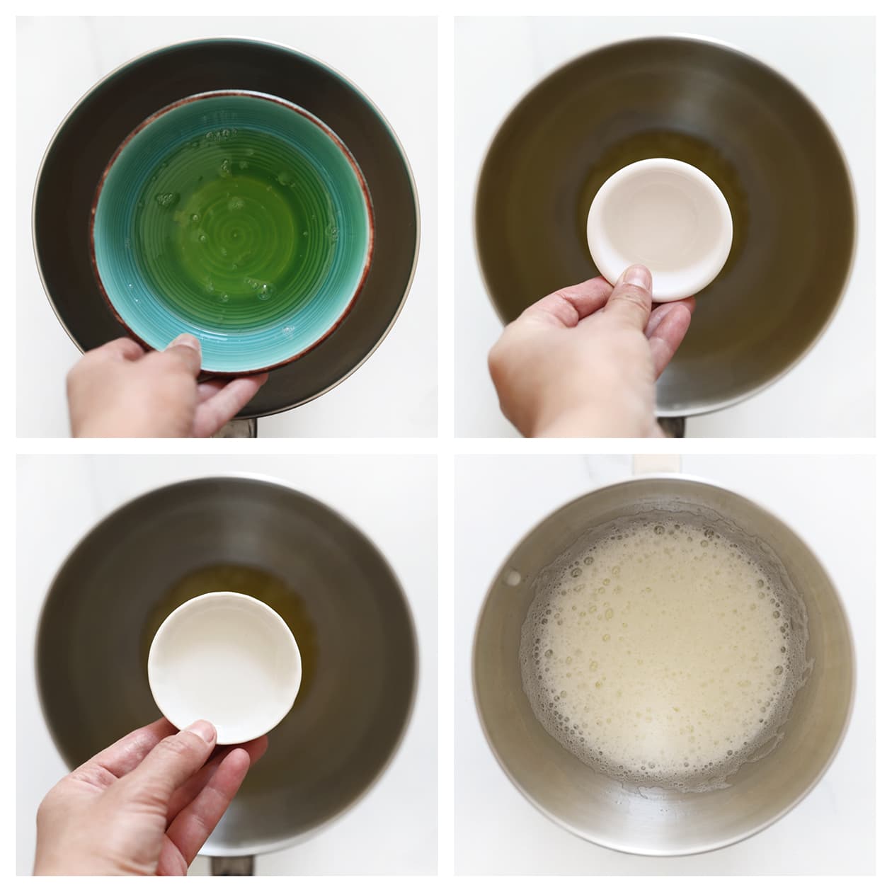 eiwitten mixen voor de pavlova