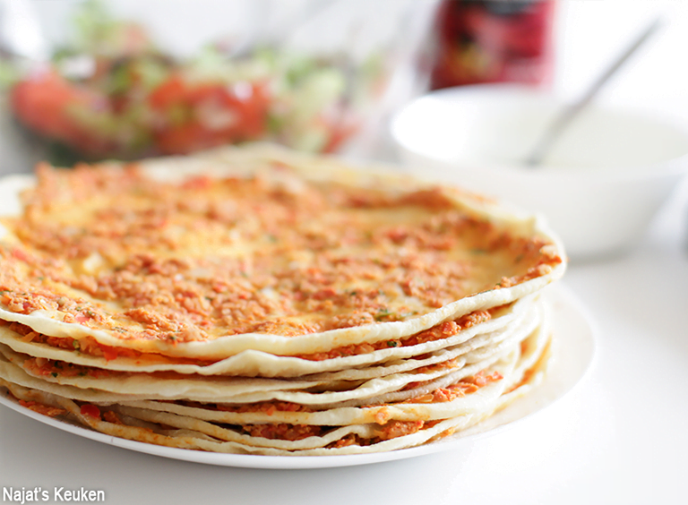 Lahmacun (Turkse pizza)