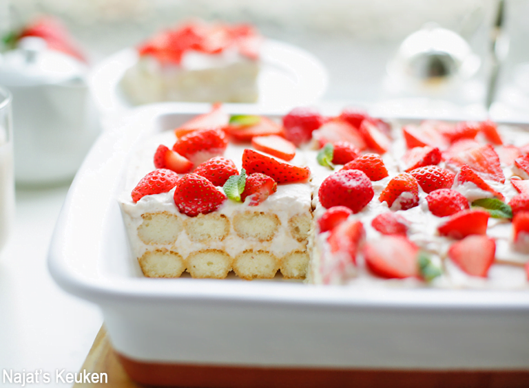 Aardbeien Tiramisu