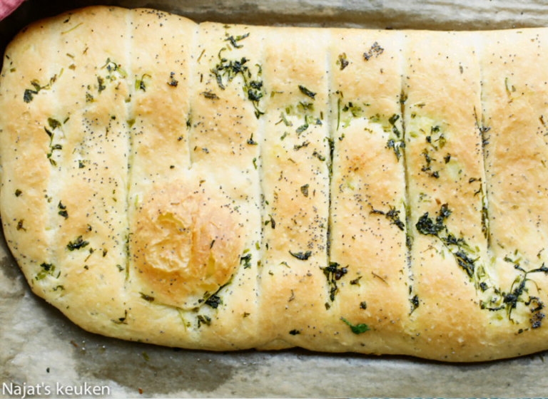 Knoflook kaas brood