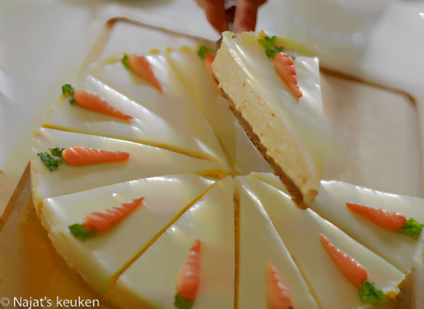 Wortel cheesecake (no bake)
