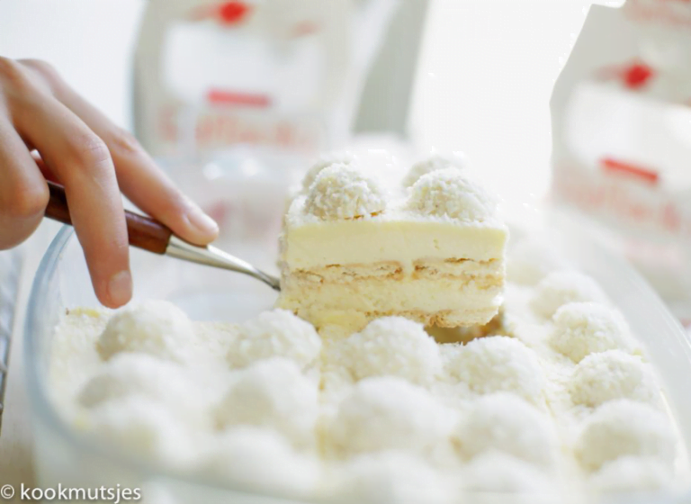 Romige raffaello dessert