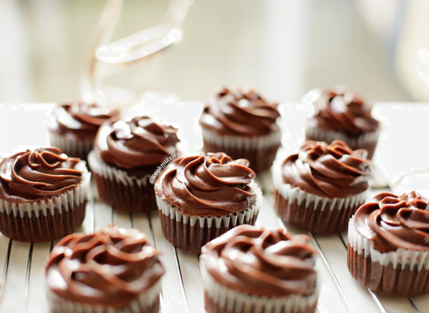 Basisrecept: Chocolade cupcakes
