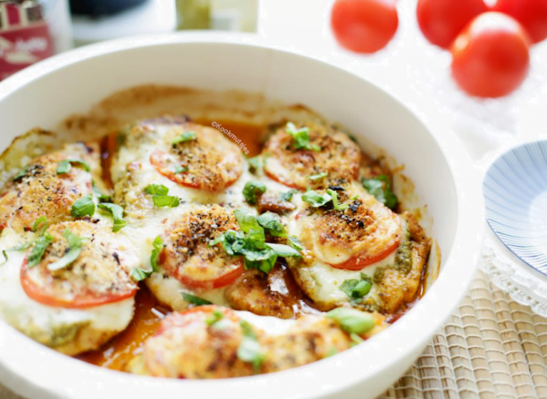 Italiaanse kip met pesto