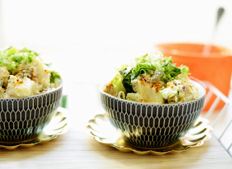 Romige aardappelsalade