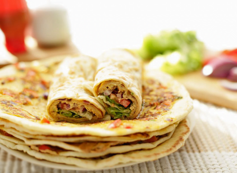Paratha met ei