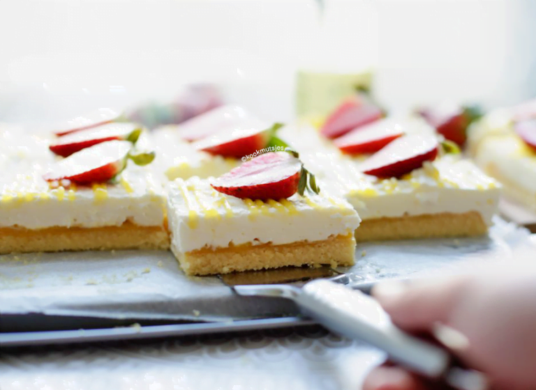 frisse lemoncurd taart