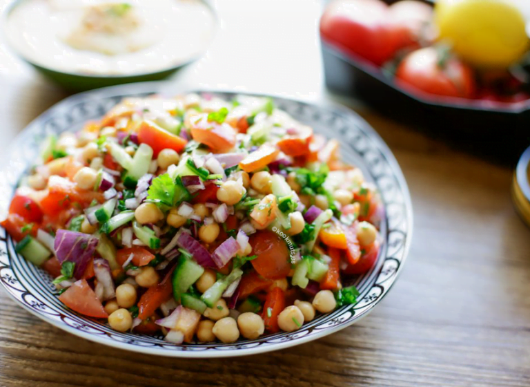 Kikkererwten salade