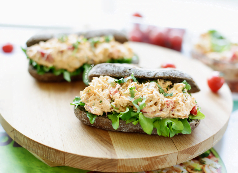 Romige kip salade
