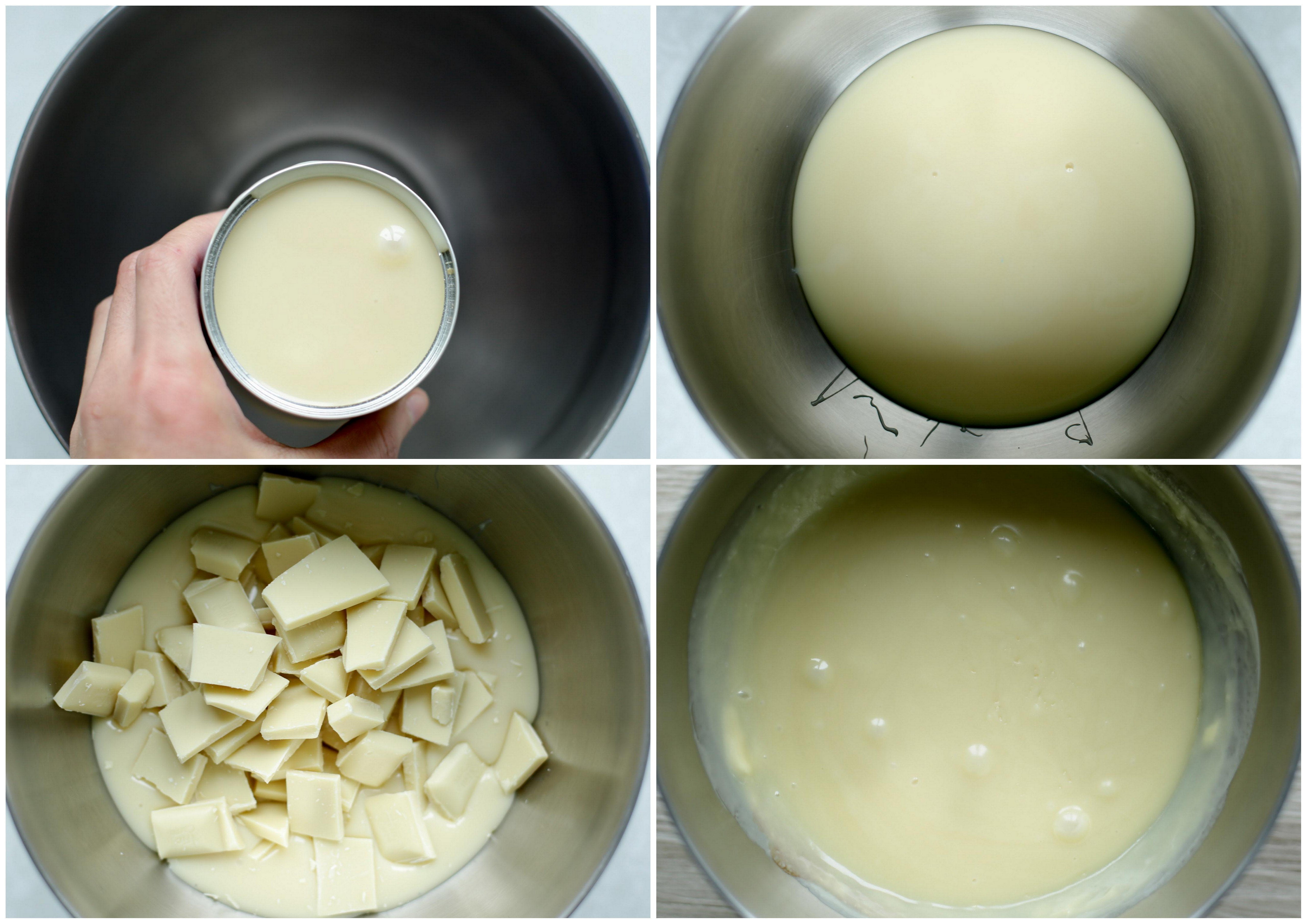 Witte fudge maken