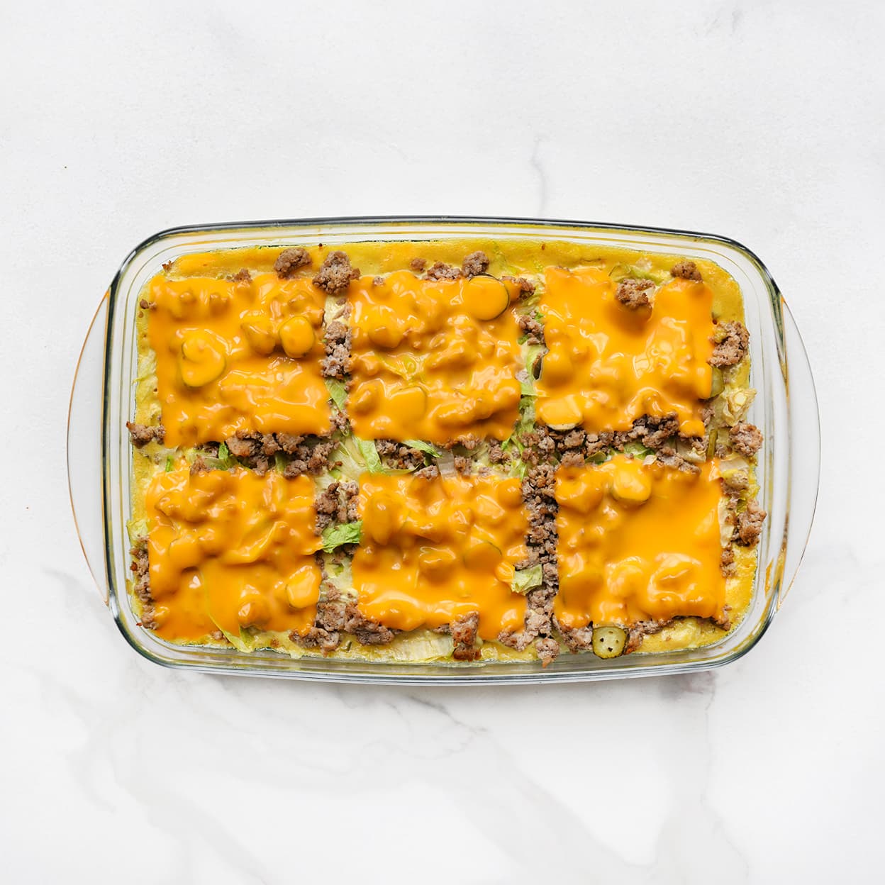 Big mac schotel in de oven bakken