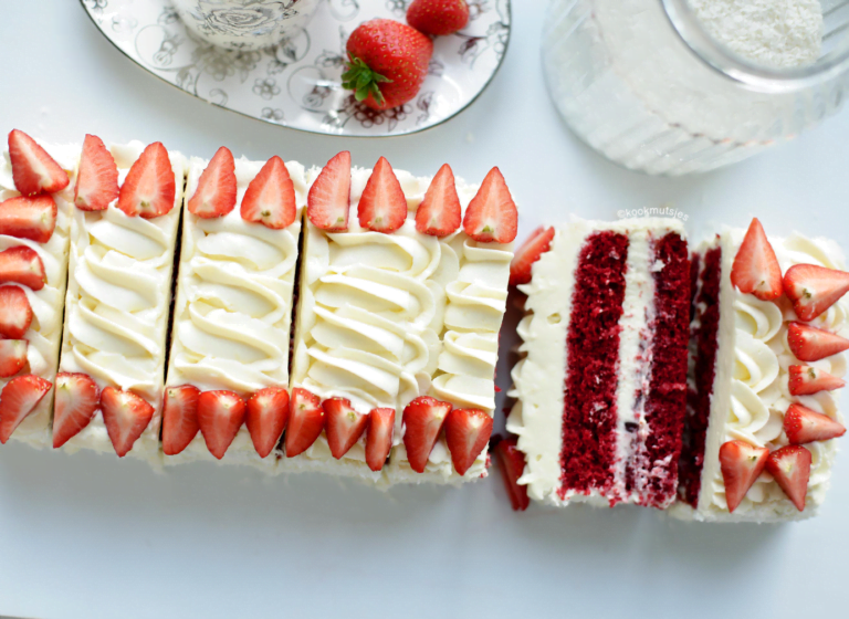 Red velvet taart