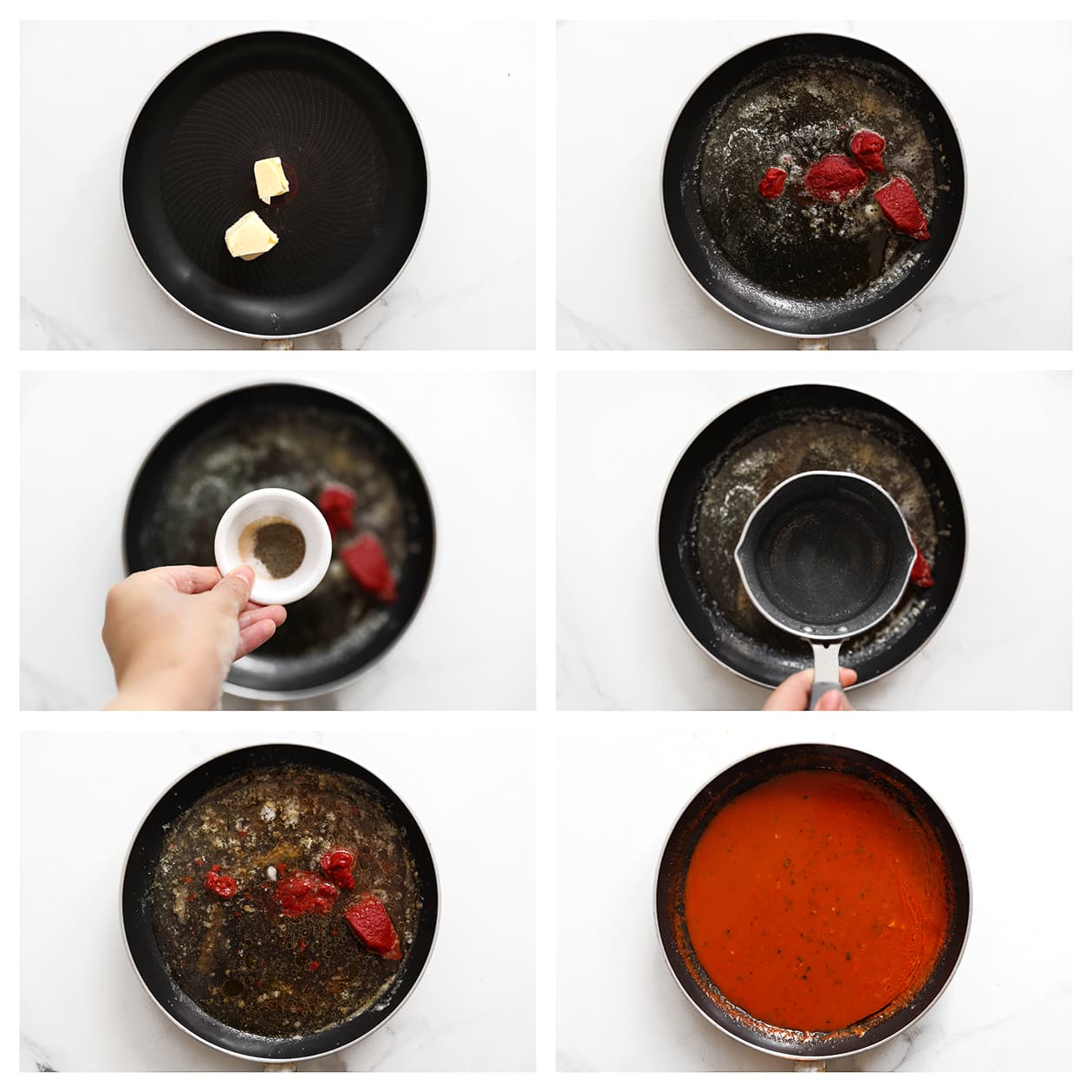Tomatensaus met tomatenpuree en boter voor Beyti kebab