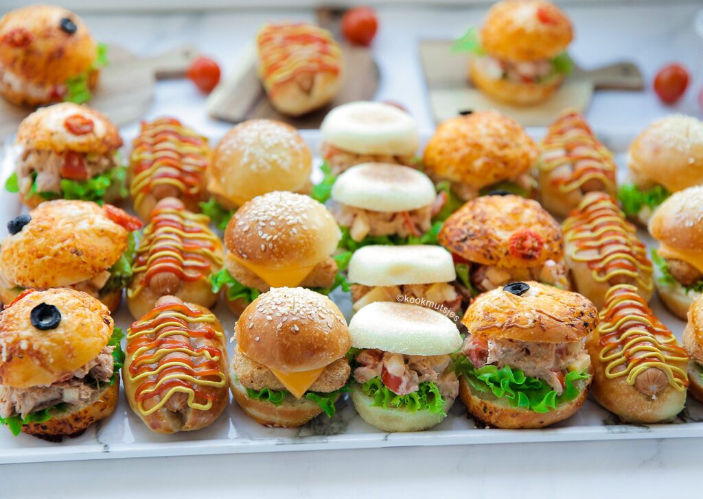 Mini sandwich broodjes