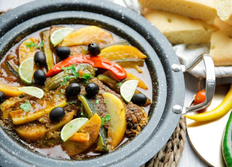 Tajine met zeewolf