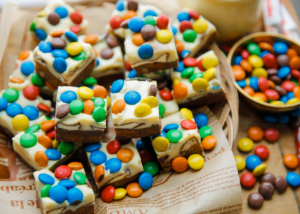 M&M fudge Kookmutsjes