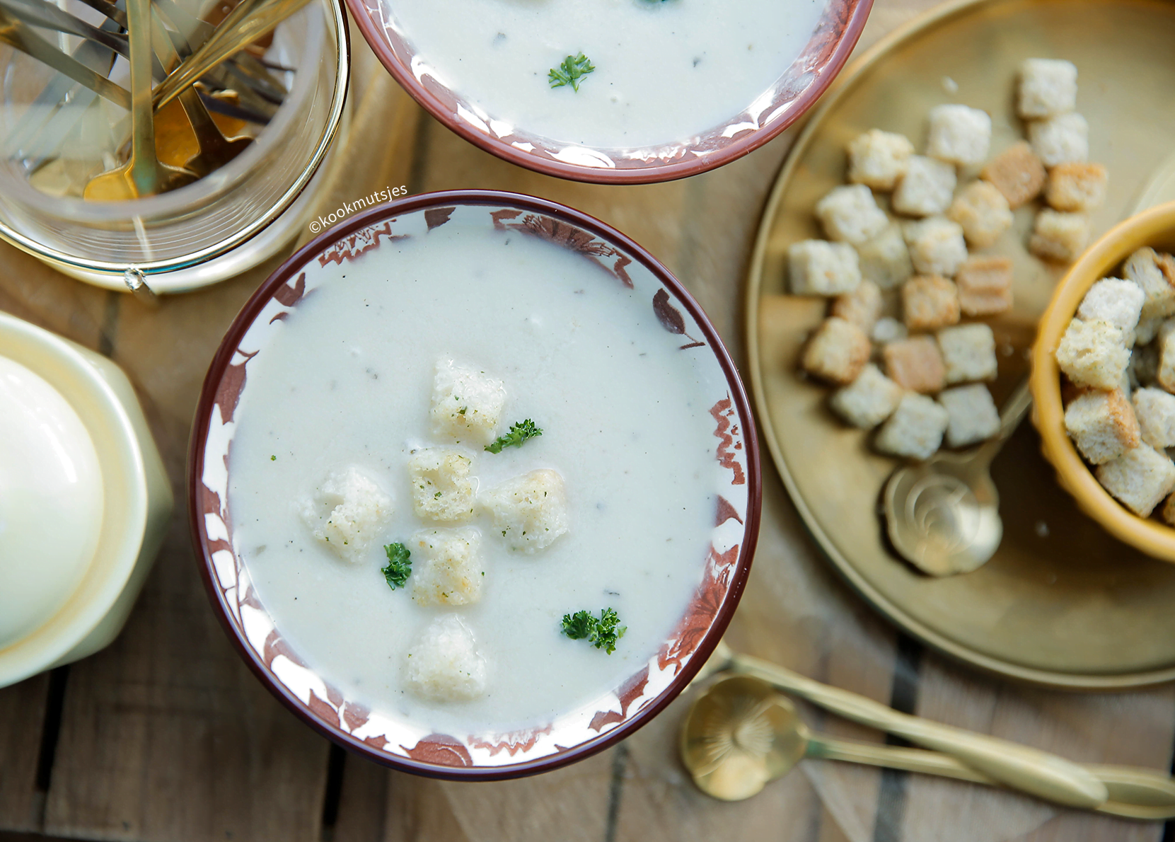 Aspergesoep van Kookmutsjes