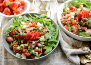 Aardbei salade Kookmutsjes