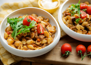 Conchiglie pasta met gehakt Kookmutsjes