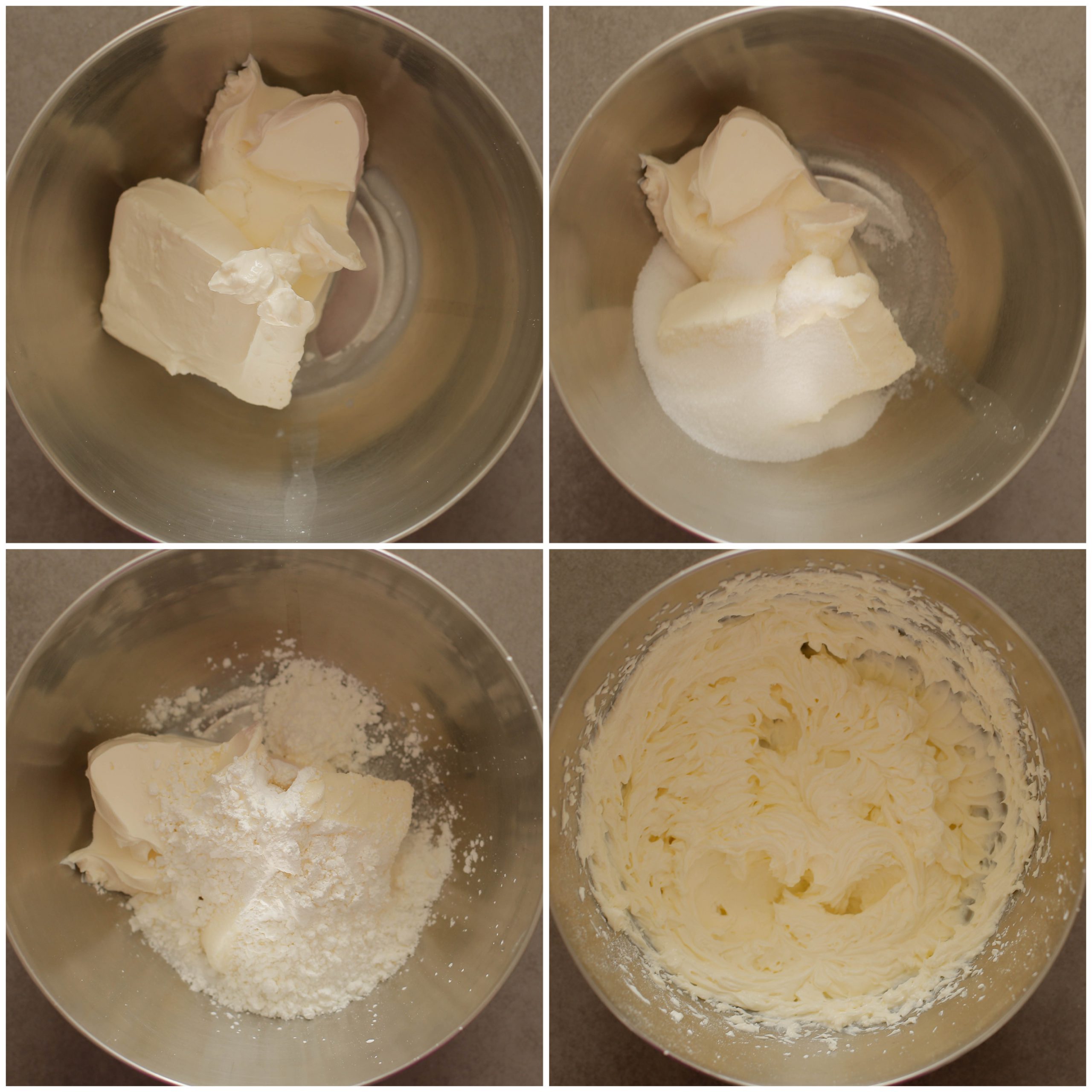 Cheesecakebeslag mixen voor appelkruimel cheesecakes