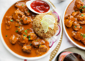 Kippendijen in pindasaus Kookmutsjes