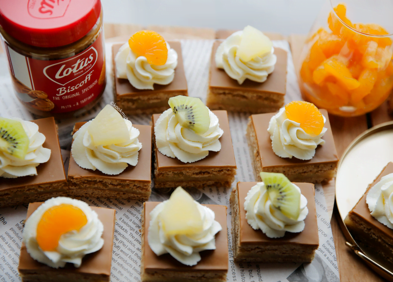 Speculaaskoek met slagroom