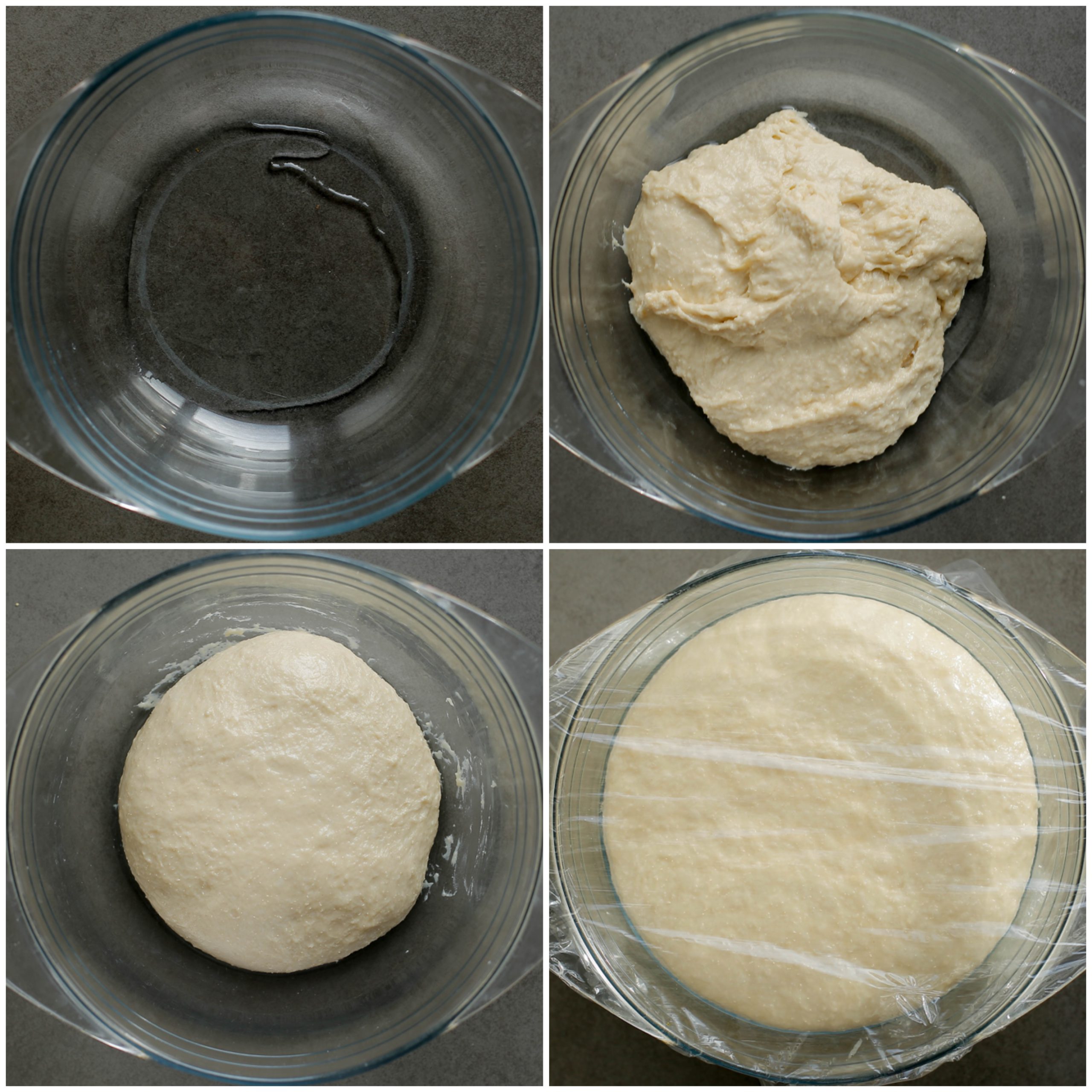 Deeg in een ingevette kom