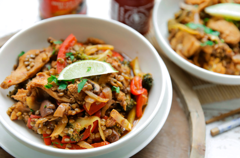 Linzen wok met kip