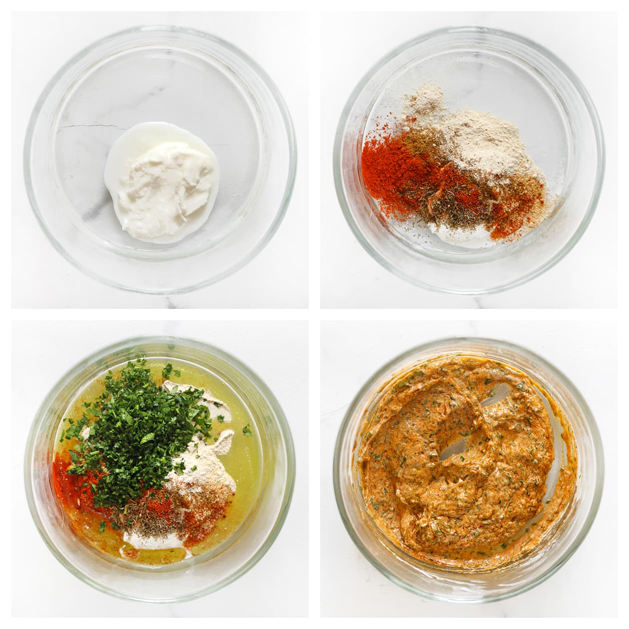 Marinade maken voor de kip souvlaki