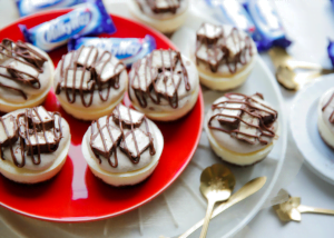 Milky way mini cheesecakes Kookmutsjes
