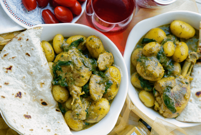 Aardappelkrieltjes met kipdrumsticks
