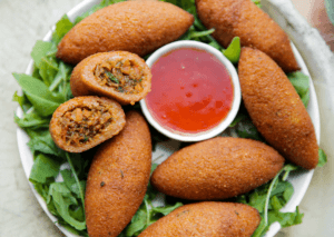 Bulgur gevuld met garnalen Kookmutsjes