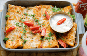Enchiladas met kippendijen Kookmutsjes