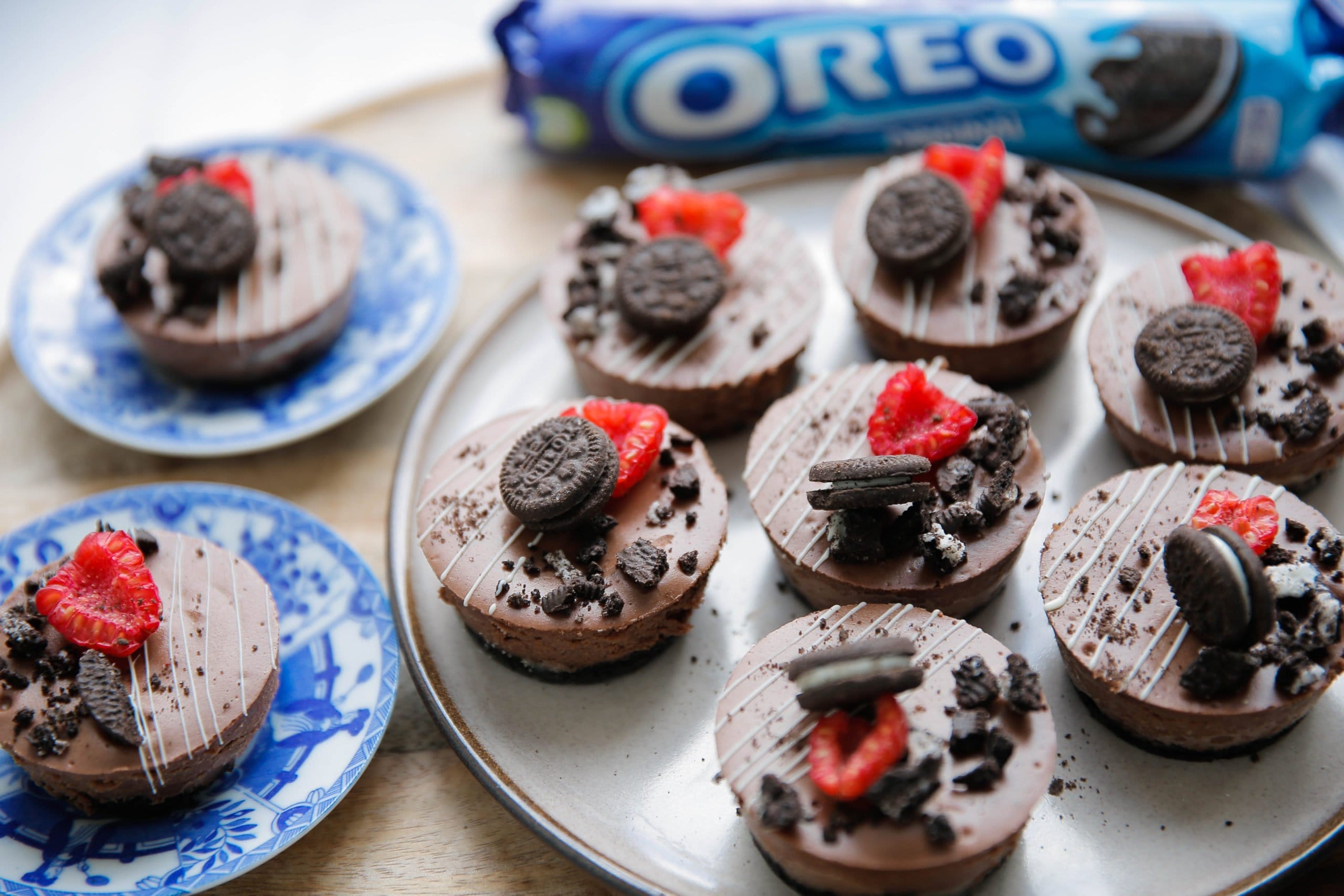 Oreo cheesecake met vulling eindresultaat Kookmutsjes