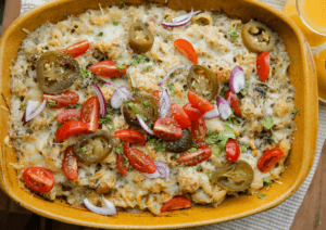 Conchiglie met kip uit de oven Kookmutsjes