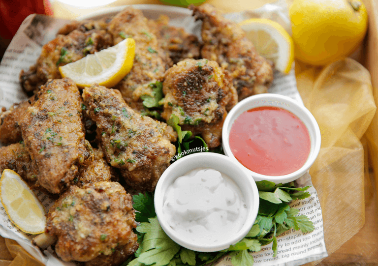 Garlic chicken wings