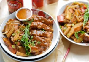 Kip met aardappel wok Kookmutsjes