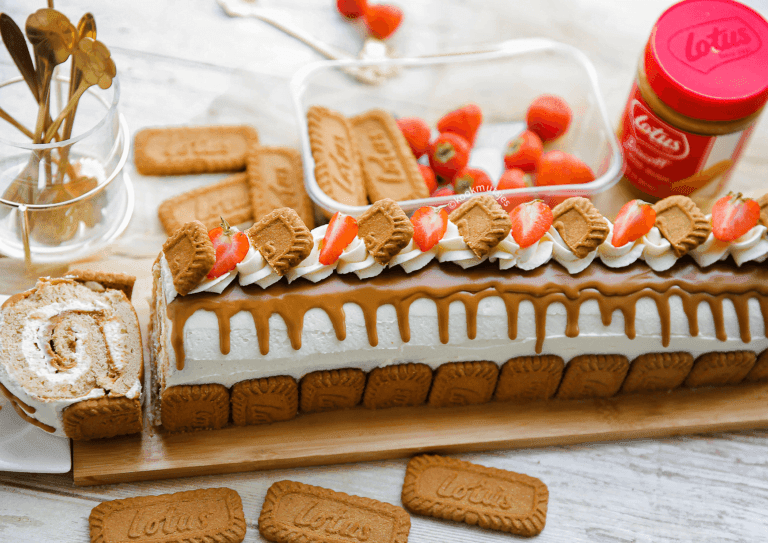 Speculoos rolcake