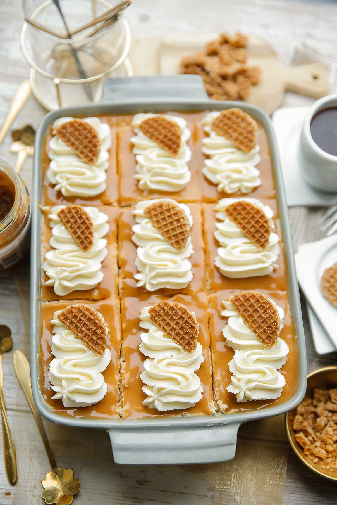 Stroopwafel tiramisu eindresultaat