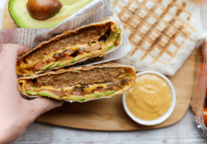 Wrapburger met gehakt Kookmutsjes