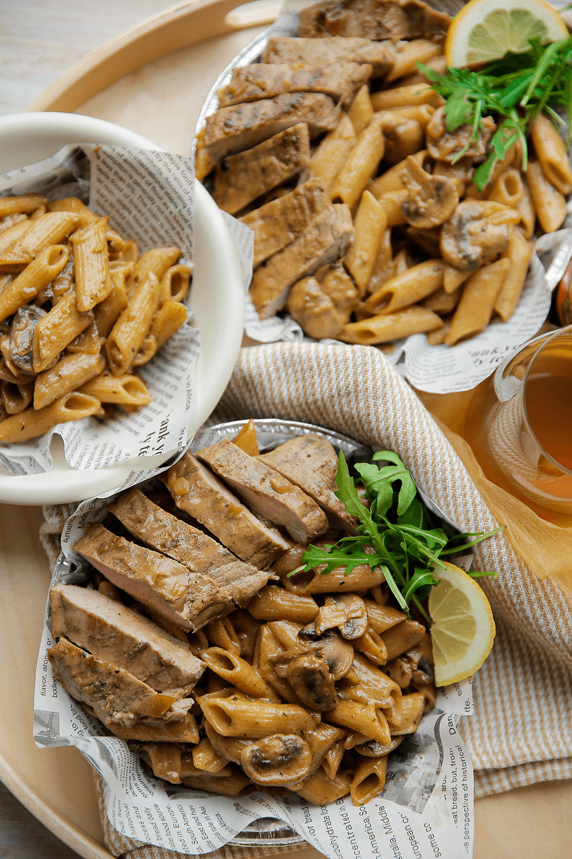 Biefstuk met penne Kookmutsjes