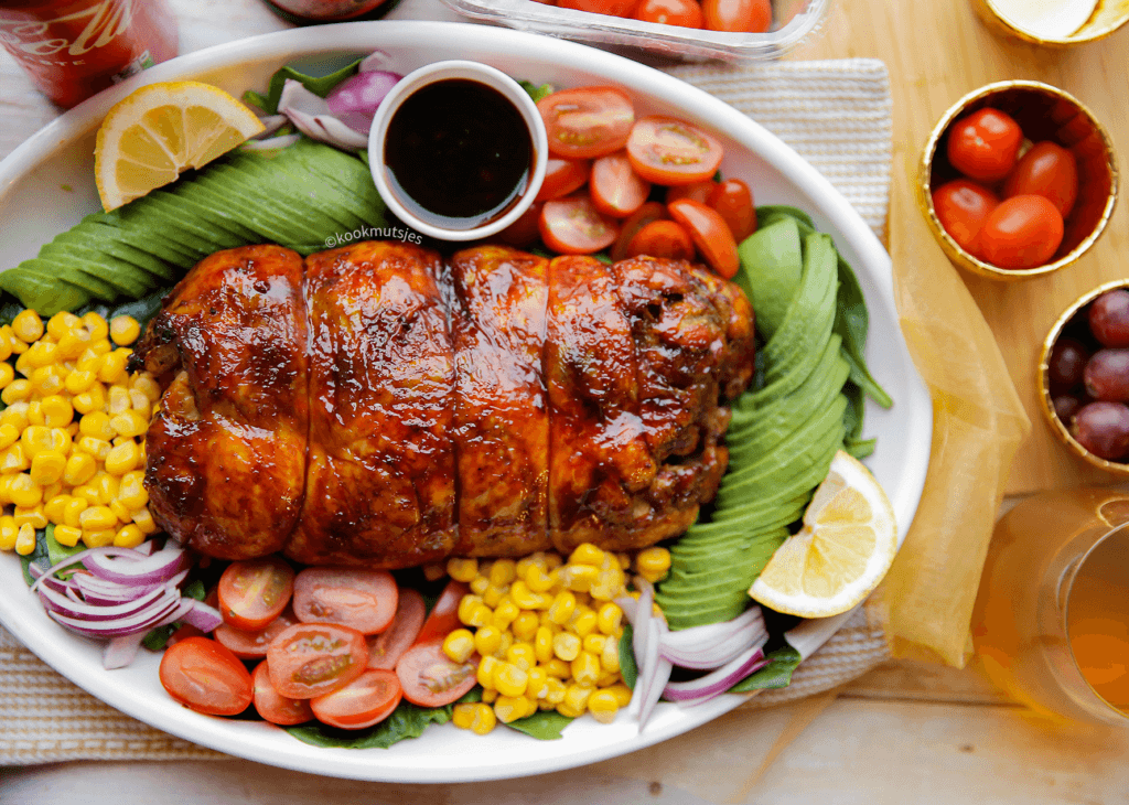 Gevulde kip uit de oven Kookmutsjesjpg