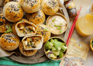 Gevulde kip samba broodjes Kookmutsjes