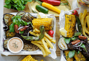 Mix grill met bulgur Kookmutsjes