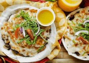 Aardappelschijfjes met gehakt en bechamelsaus Kookmutsjes