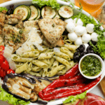 Pastasalade met kippendijen Kookmutsjes